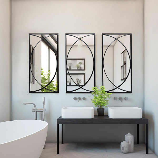 Autdot Rectangle Mirror Wall Wayfair